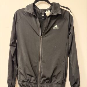 Adidas Women’s Black Windbreaker Jacket